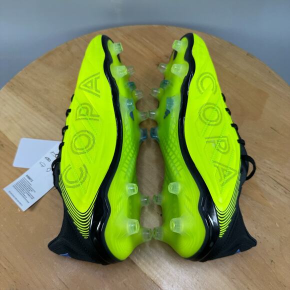 Mens 7 / Womens 8 - Adidas Copa Pure III Elite FG Soccer Cleats Lucid Lemon - Picture 6 of 9